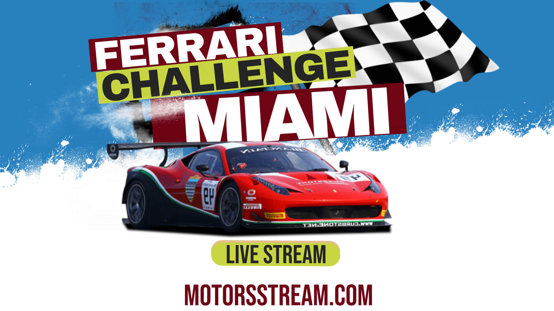 2021 Ferrari Challenge Miami Live Stream North America